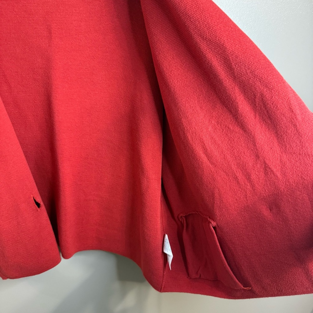 CAbi 4479 Red Coronation Blazer Knit Double Breasted Heart of CAbi Women’s M - Picture 7 of 11